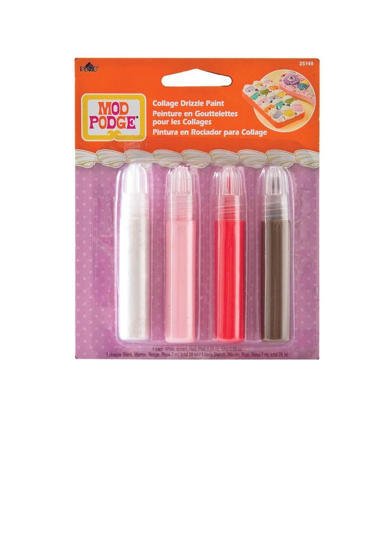 Mod Podge Mod Podge Collage Drizzle Paint .24oz 4/Pkg  - Image 3