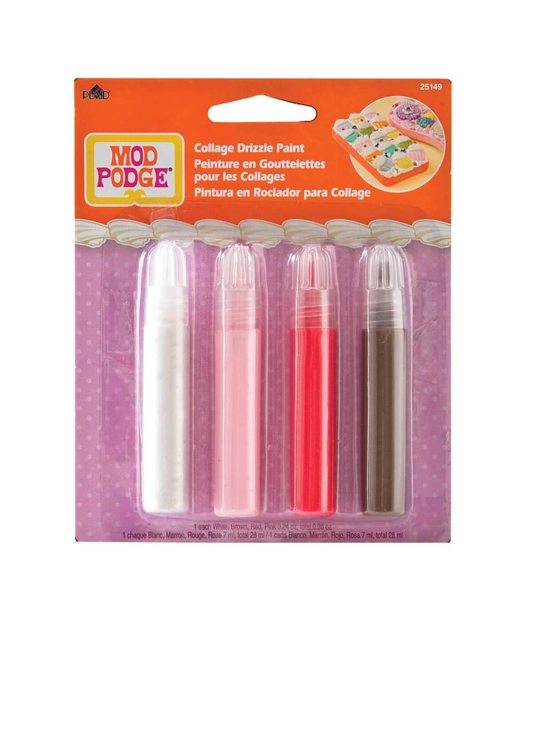 Mod Podge Mod Podge Collage Drizzle Paint .24oz 4/Pkg  - Image 2