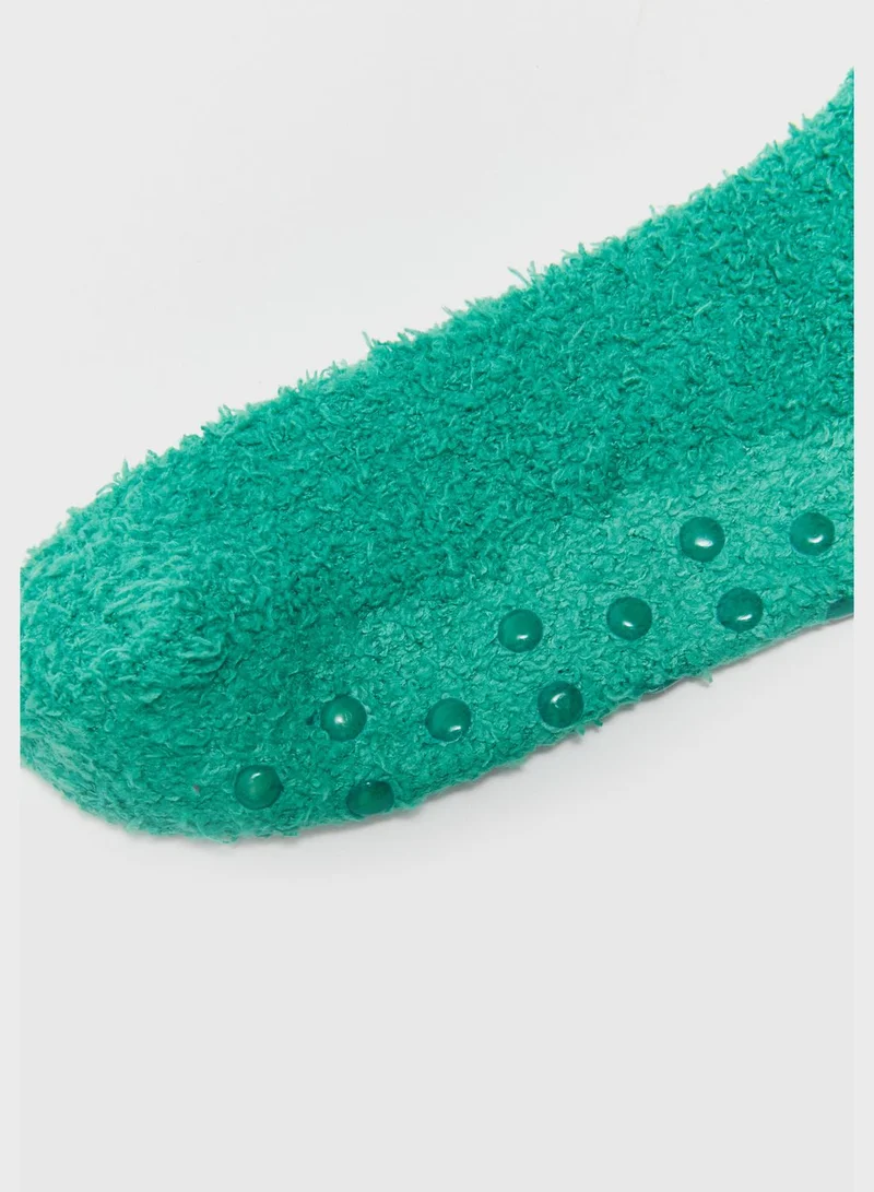 LC WAIKIKI Embroidered Crew Socks