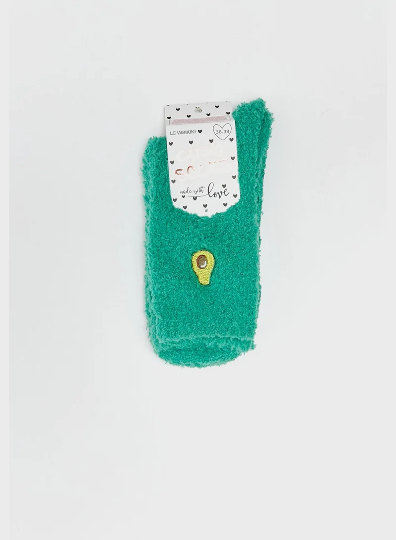 LC WAIKIKI Embroidered Crew Socks