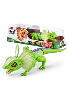 ROBO ALIVE ZURU ROBO ALIVE Robotic Pet Frilled Neck LIZARD for Ages 3+ (Green)  - Image 1