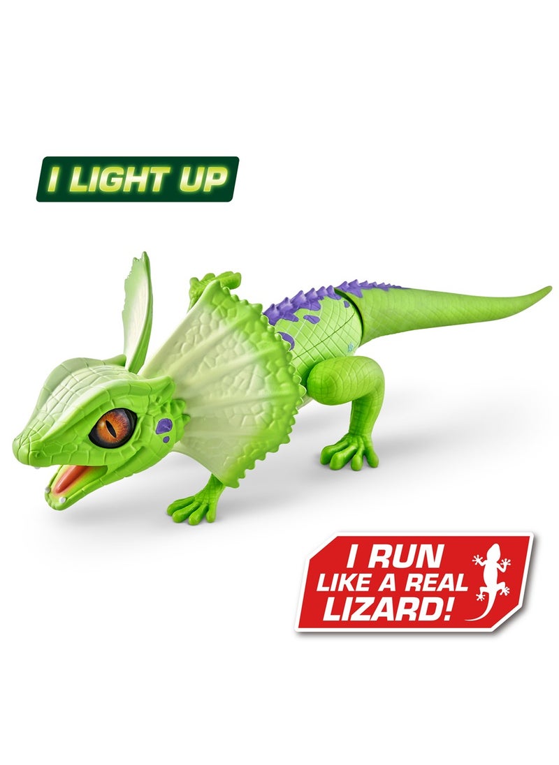 ROBO ALIVE ZURU ROBO ALIVE Robotic Pet Frilled Neck LIZARD for Ages 3+ (Green)  - Image 2
