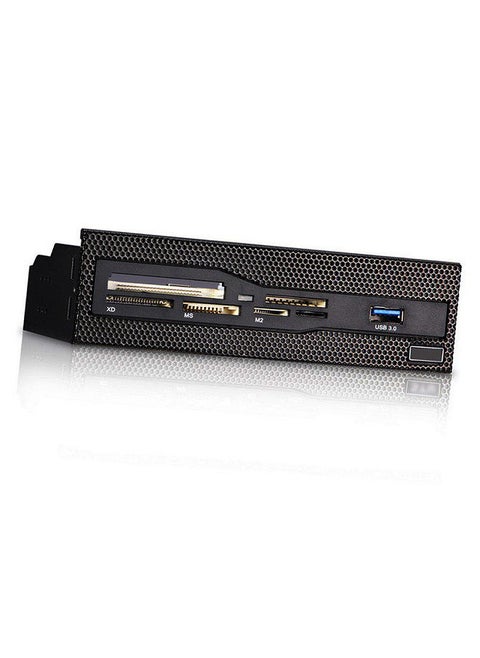 5.25 inch Multi-Function Front Panel Expansion Hub with USB 3.0 Port CF/SD/XD/MS/M2/TF Card Readers