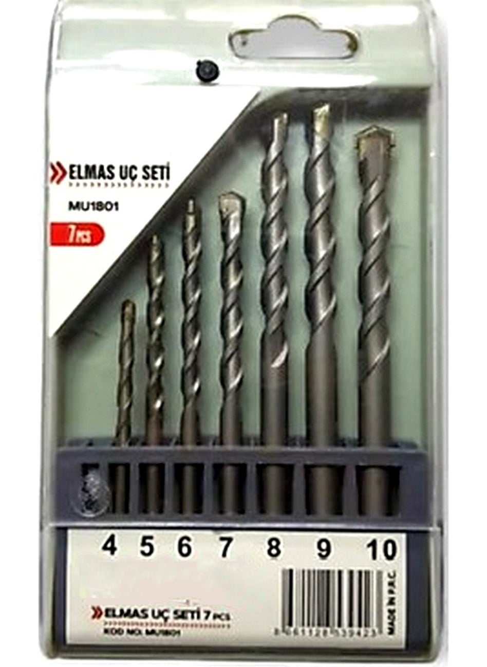 Neler Geldi Neler What's Arrived What's New Diamond Bit Set 7 Pieces Concrete Drilling Drill Bit Concrete Drilling Bit MU1801 Concrete Bit  - Image 3