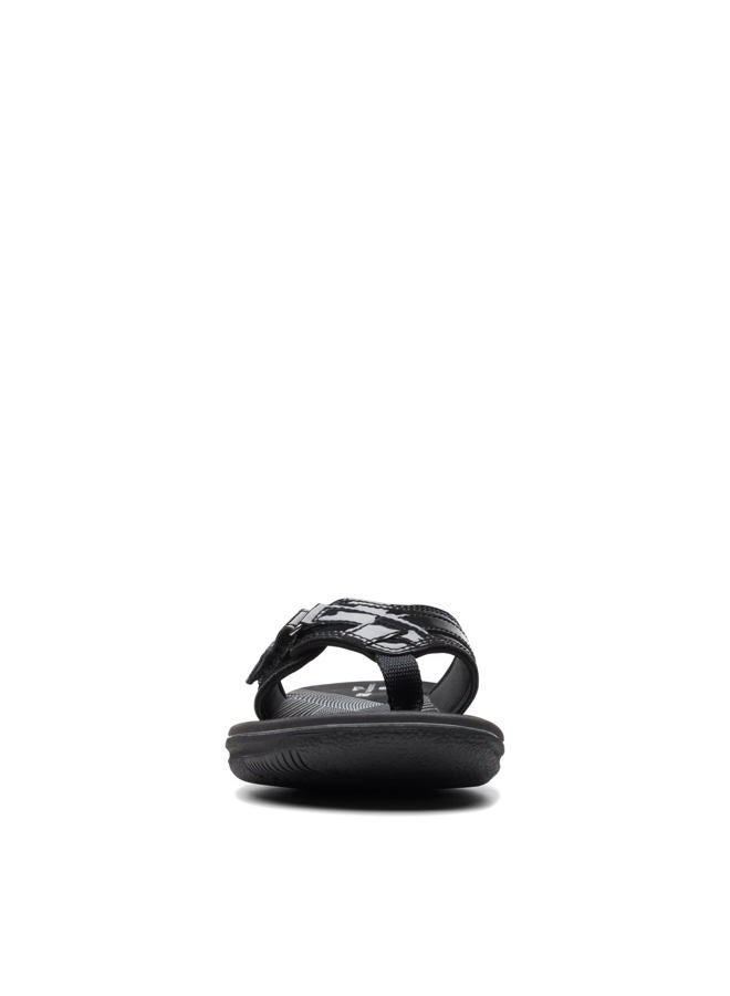 clarks Women's Breeze Sea Flip-Flop Black Patent, 36 EU - Image 4
