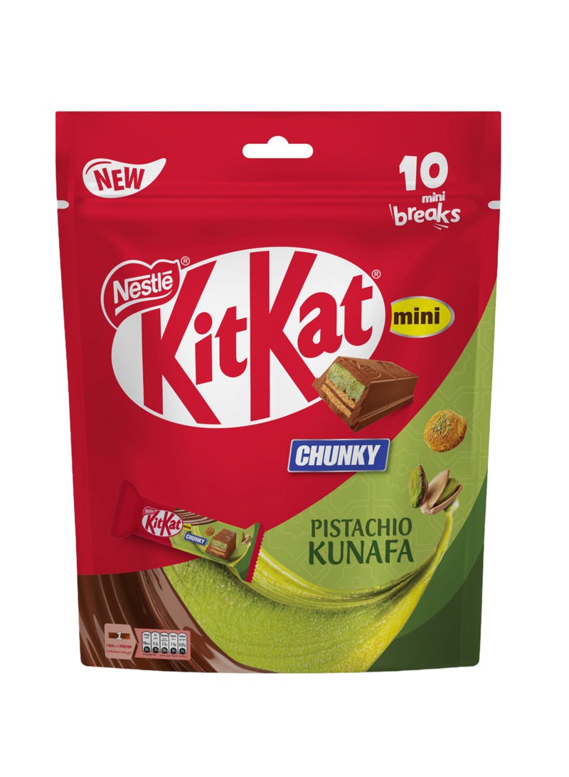 KitKat Mini Chunky Viral Pistachio Kunafa Chocolate Bag - Image 1