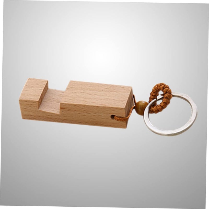 Portable Desktop Phone Stand Holder Keychain Compact Versatile Black - Image 4