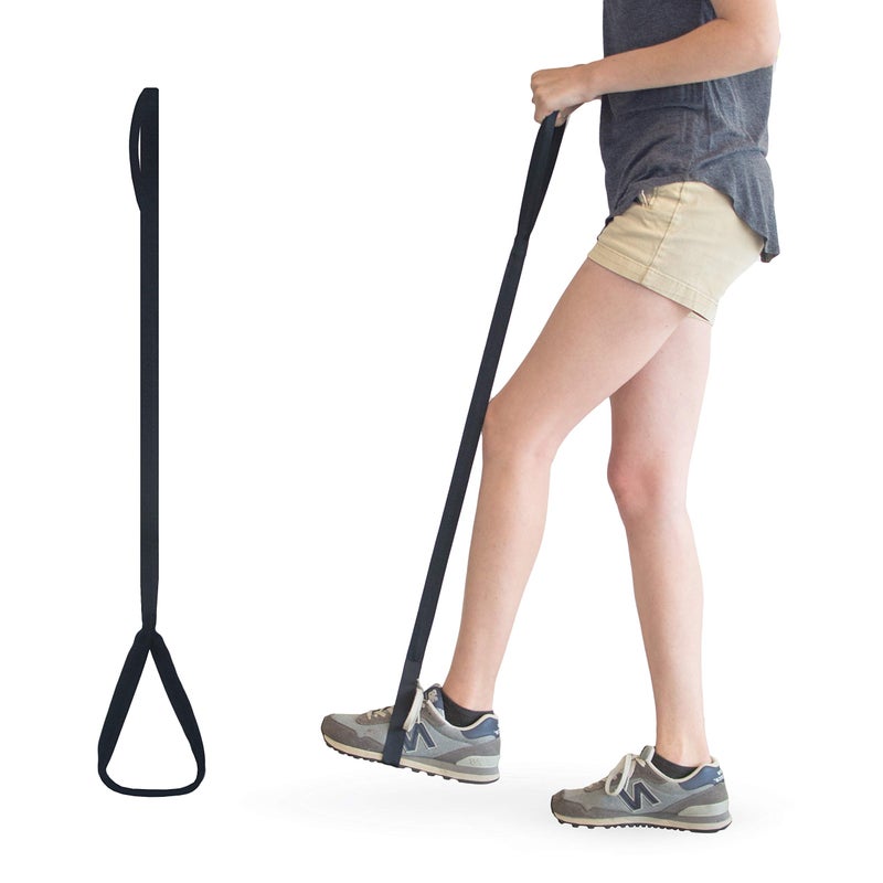 RMS Premium 35 Leg Lifter with Hand Strap Foot Loop LongTerm Orthopedic Daily Living Aid for Chronic Hip Knee Mobility Limitations