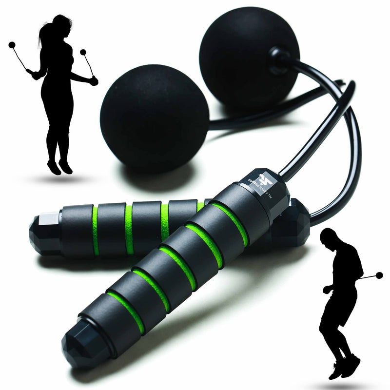TugSport Bod Ropes Cordless Jump Rope Beachbody MBF - Adjustable Length Ropes Ropeless Jump Rope For Beachbody - Emulate Weighted Ropes With Our Indoor Jumprope - Cordless Jumping Rope Great For Improving Fitness In Small Spaces - Image 1