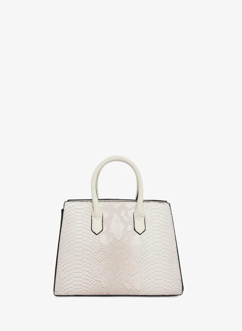 Styli Snakeskin Tote Bag with Dual Handles