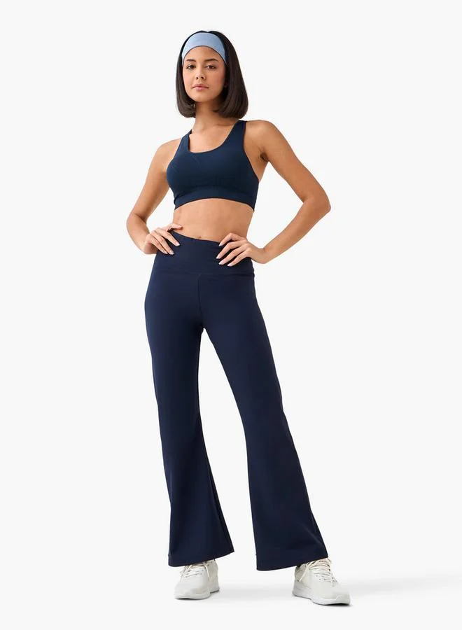 Splash Active BLUE Women Flared Leggings for Women | Best Price UAE