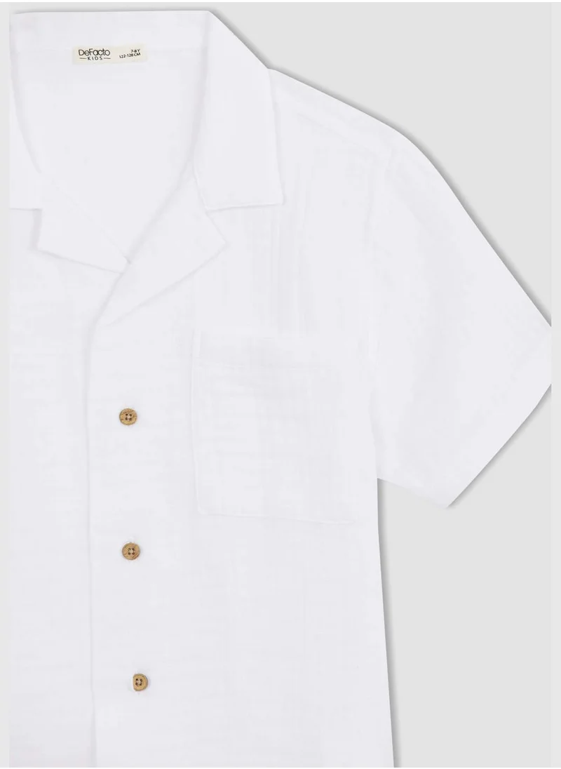 DeFacto Regular Fit Short Sleeve Shirt