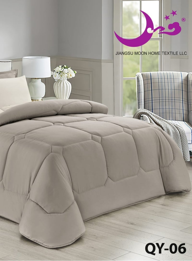 Moon Quilt  Bedspread 6 Pieces Medium Filling Two Sides Microfiber 230x250 cm  - Image 3
