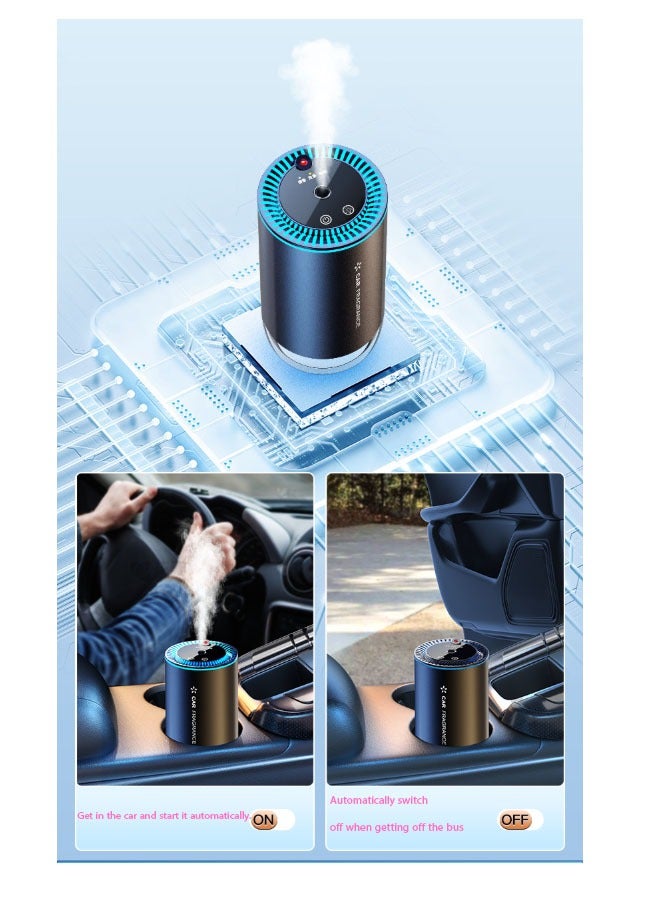 Bukela Smart Car Air Freshener with Star Projector, 180ML Large Capacity 8 Months car diffusers for essential oils. Auto On/Off, Adjustable Intensity for car and home - Image 4