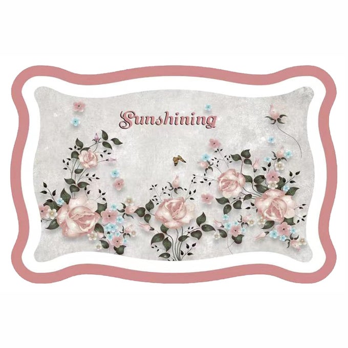 DIATOM OOZE FLOOR MAT CARPET CUSHION BATHROOM ABSORBENT MAT NONSLIP FOOT MAT BATHROOM DOOR QUICKDRYING BATH FLOOR MAT ABSORBENT MAT PATTERN1