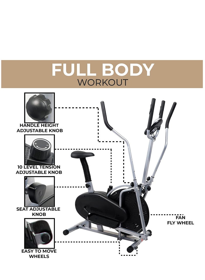 Pro Hanson Orbitrack Exercise Bike for Fitness & Losing Weight, 4 Arms - 120 KG - Image 3