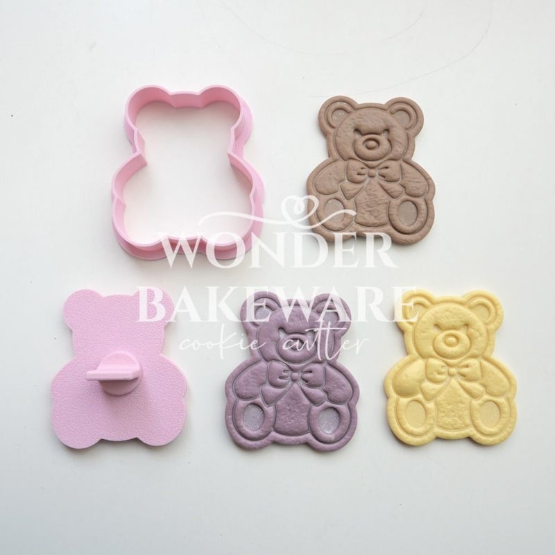 Animal Bear Cookie Cutter Mold Bowknot Biscuit Baking Tool - Image 4