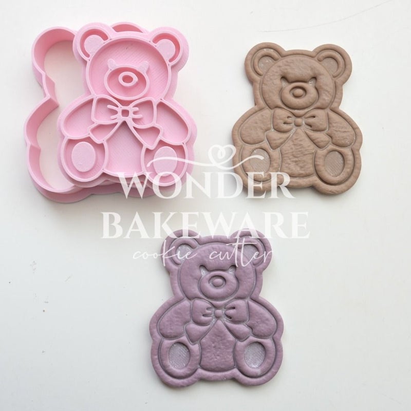 Animal Bear Cookie Cutter Mold Bowknot Biscuit Baking Tool - Image 5