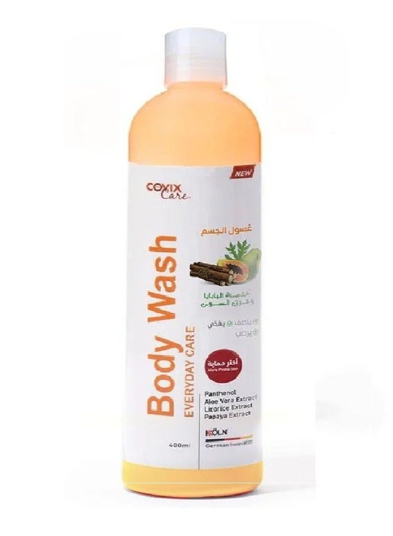 كوفيكس كير كوفكس كير غسول جسم بخلاصة البابايا وعرس السوس 400 مل - Image 1