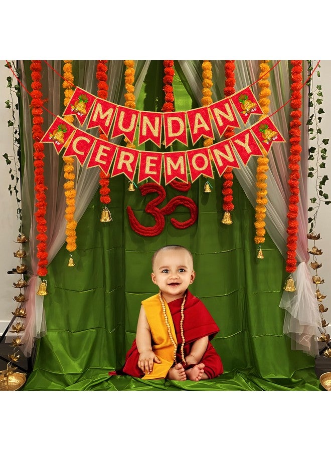 Wobbox My First Hair Cut Banner, Mundan Ceremony Banner, Mundan Ceremony Decoration Items (FP4616) - Image 5