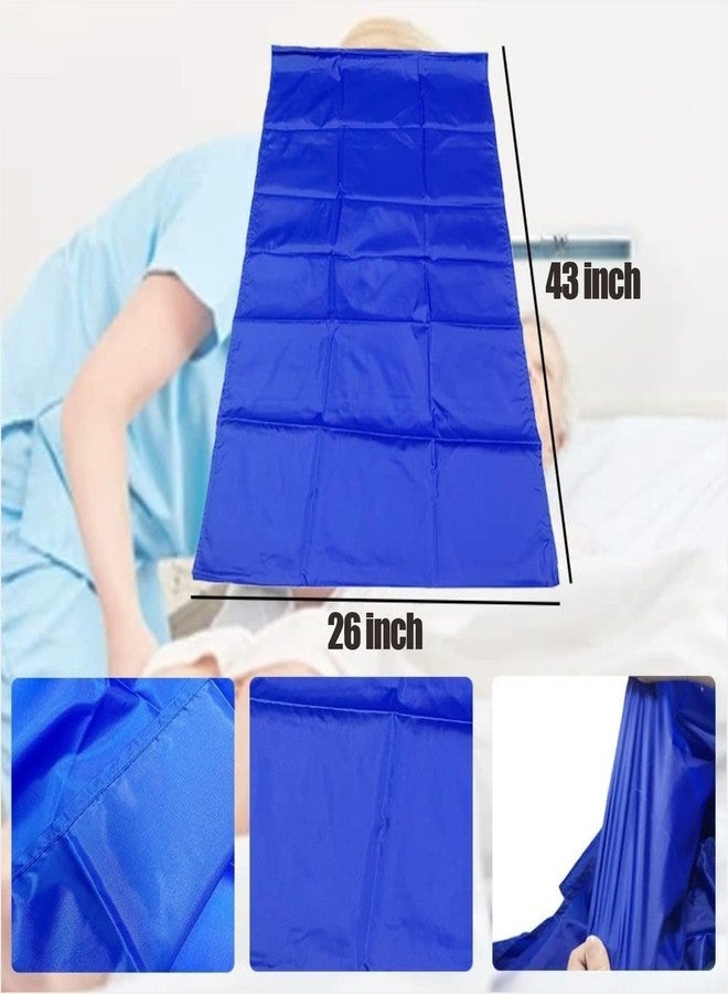 MESINURS Tubular Slide Sheet for Patient Transfer, Flat Transfer Moving Aid Assit on Bed Wheelchair Car for Turning, Repositioning, Sliding, 43" Lx27 W (A) - Image 2