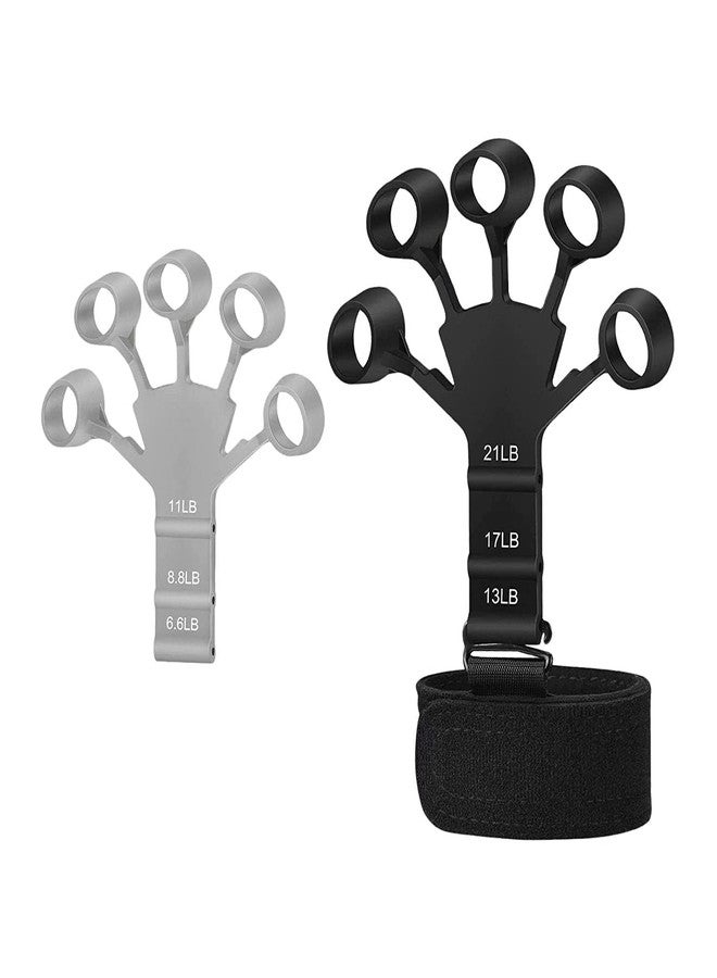 AG E-Com New Finger Grip Strengthener Hand forearm Exerciser Finger stretcher Trainer Hand Therapy Rock claiming Yoga band Guitar - Image 1