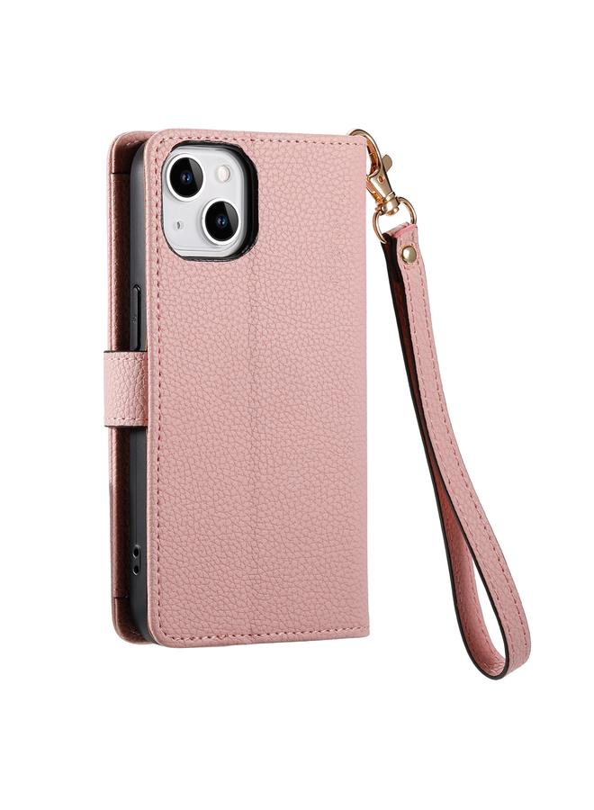 اس-توب جراب هاتف جلدي بسحاب مع حبل لهاتف iPhone X / XS Love - Image 3