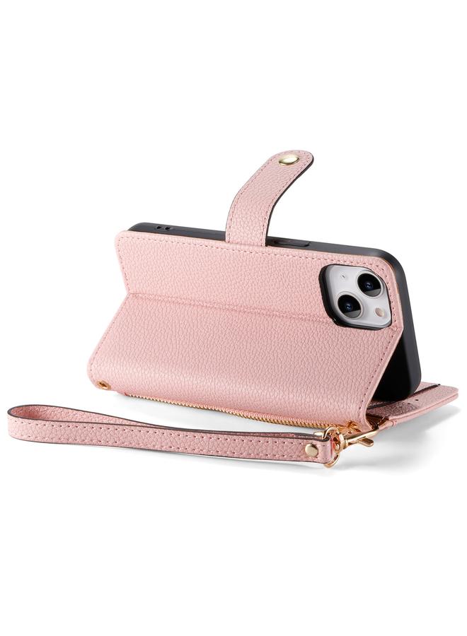 اس-توب جراب هاتف جلدي بسحاب مع حبل لهاتف iPhone X / XS Love - Image 5