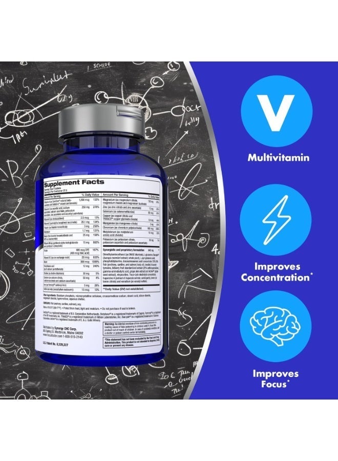 Focus Factor Brain Supplement Multivitamin Improve Memory and Clarity Boost Concentration Neuro Energy Learning Reasoning for Men and Women 180 Tablets - Image 2