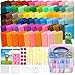 CiaraQ Polymer Clay Starter kit Oven Bake Modeling Clay with Sculpting Tools 70 Colors 369 lbs - Image 3