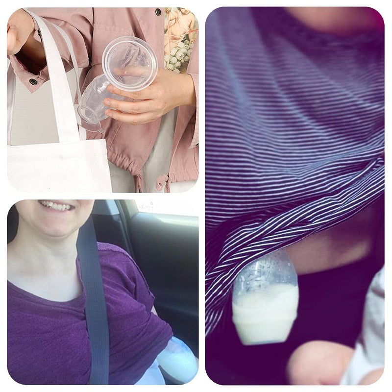 haakaa Manual Breast Pump with Suction Base - Gen.2 haakaa Milk Collector 4oz/100ml - Image 2