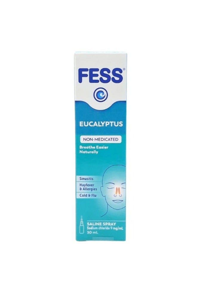 Fess Eucalyptus Saline Nasal Spray 30Ml