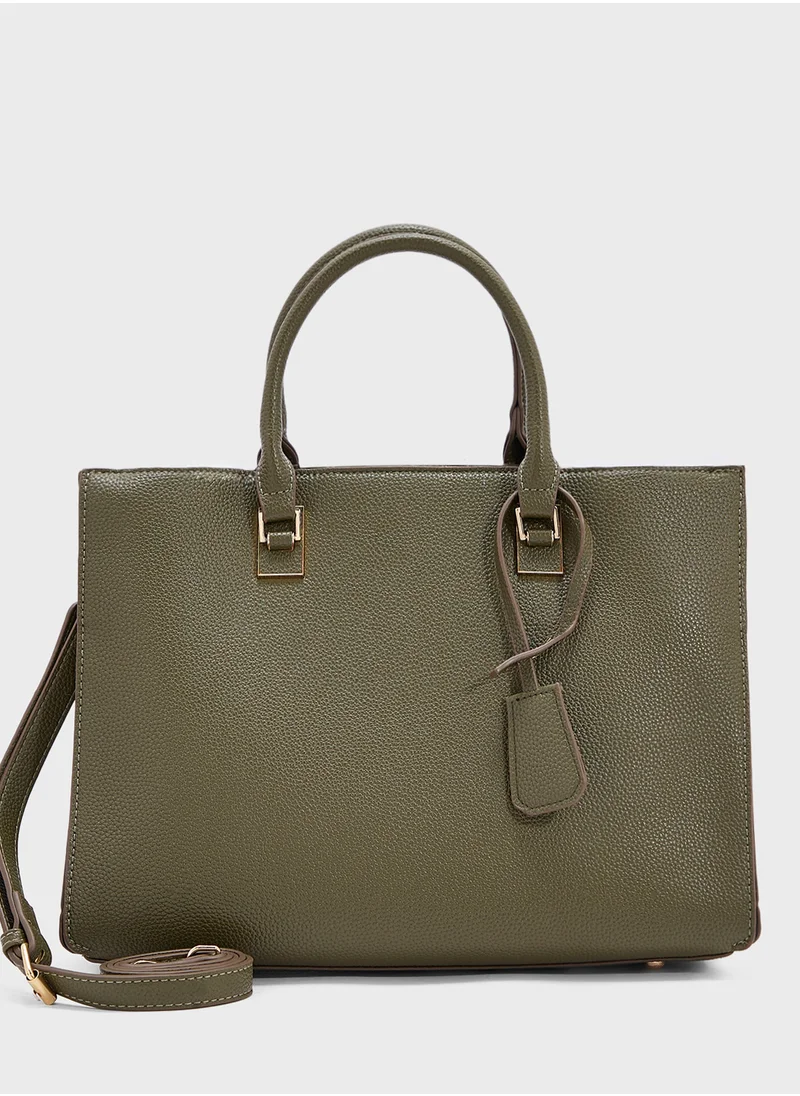 ايلا Flower Charm Tote Bag