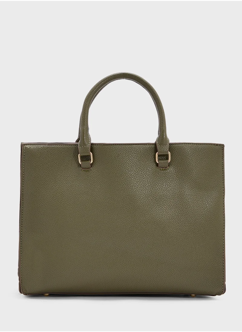 ELLA Flower Charm Tote Bag