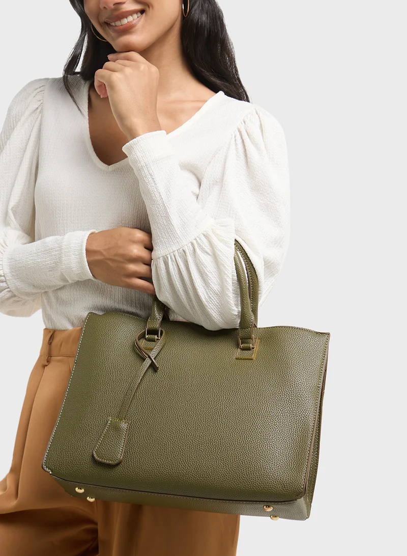 ELLA Flower Charm Tote Bag