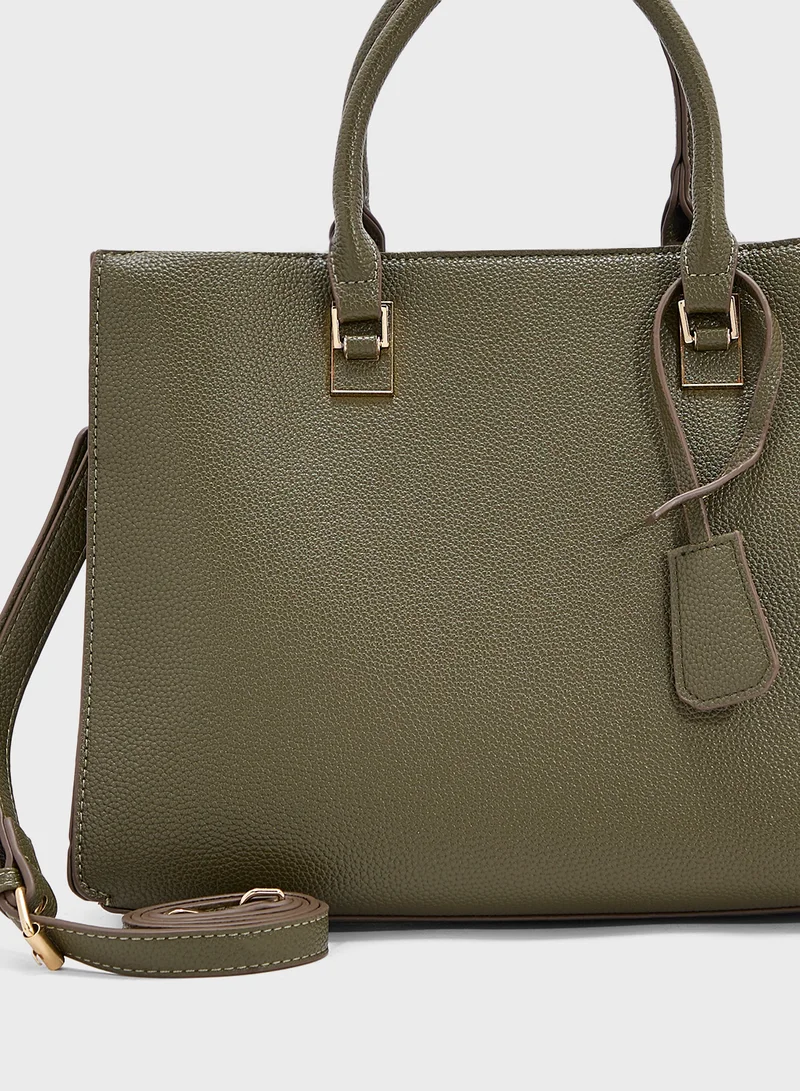 ELLA Flower Charm Tote Bag