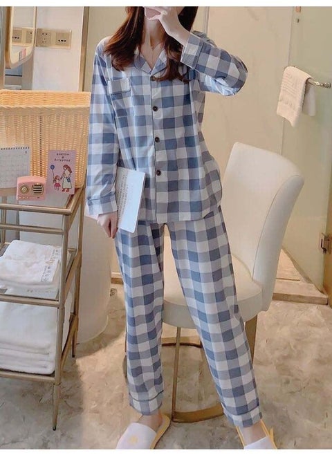 Plaid Pajamas 2-Piece Set