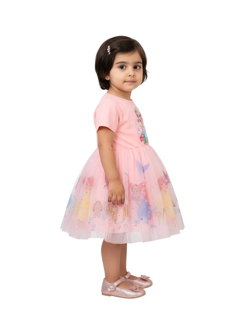 بيداني Elsa and Anna Winter Queen Pink Dress