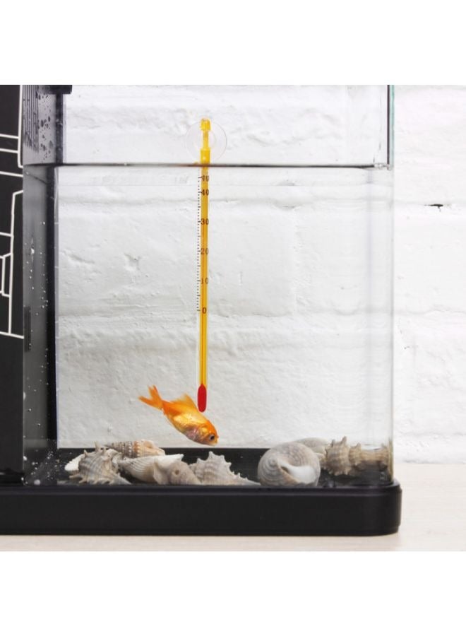 Generic B&K Aquarium Thermometer Long Yellow Suction Cup - New Glass Meter Fish Tank Water Temperature Aquarium Thermometer Suction Cup (Clear)  - Image 2