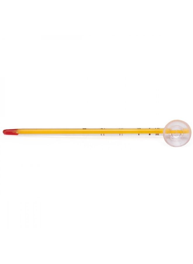 Generic B&K Aquarium Thermometer Long Yellow Suction Cup - New Glass Meter Fish Tank Water Temperature Aquarium Thermometer Suction Cup (Clear)  - Image 5