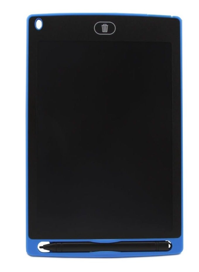 Scrolls لوحة كتابة LCD بحجم 8.5 بوصة، لوحة رسم محمولة قابلة للمسح وإعادة الاستخدام، ألعاب تعليمية للأطفال لوحة كتابة للأولاد والبنات (زرقاء) - Image 1