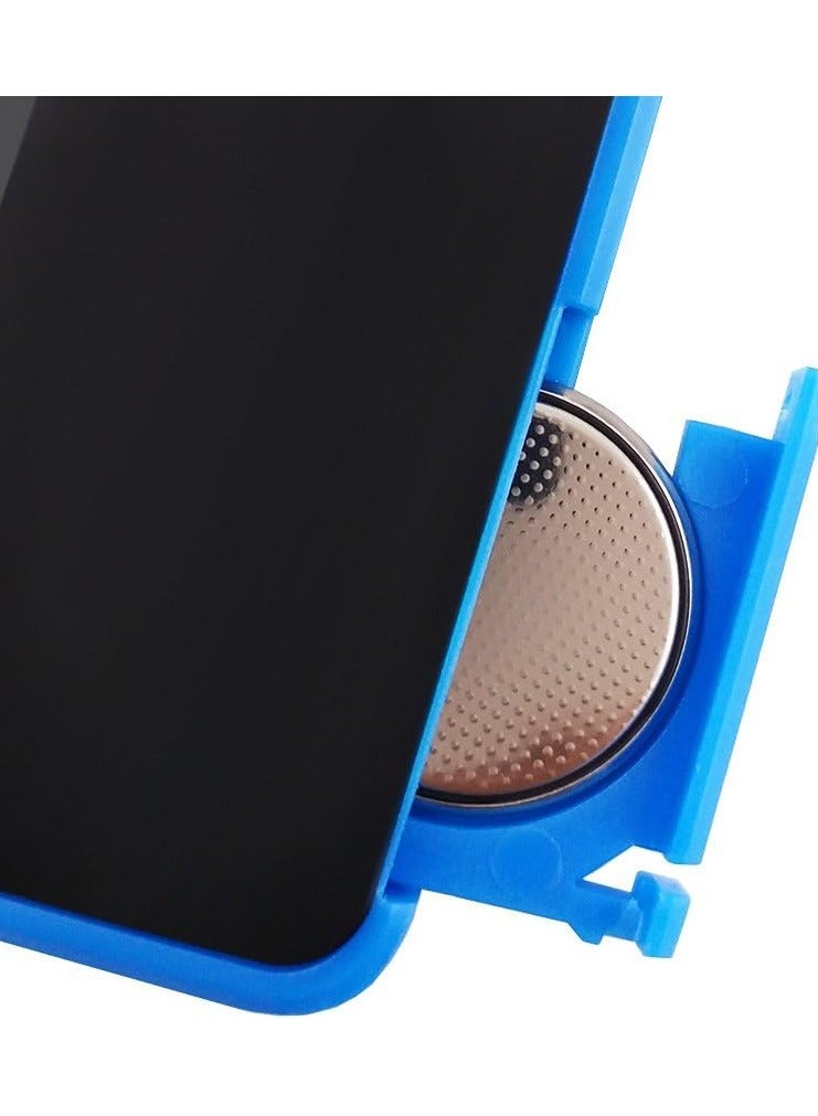 Scrolls لوحة كتابة LCD بحجم 8.5 بوصة، لوحة رسم محمولة قابلة للمسح وإعادة الاستخدام، ألعاب تعليمية للأطفال لوحة كتابة للأولاد والبنات (زرقاء) - Image 2