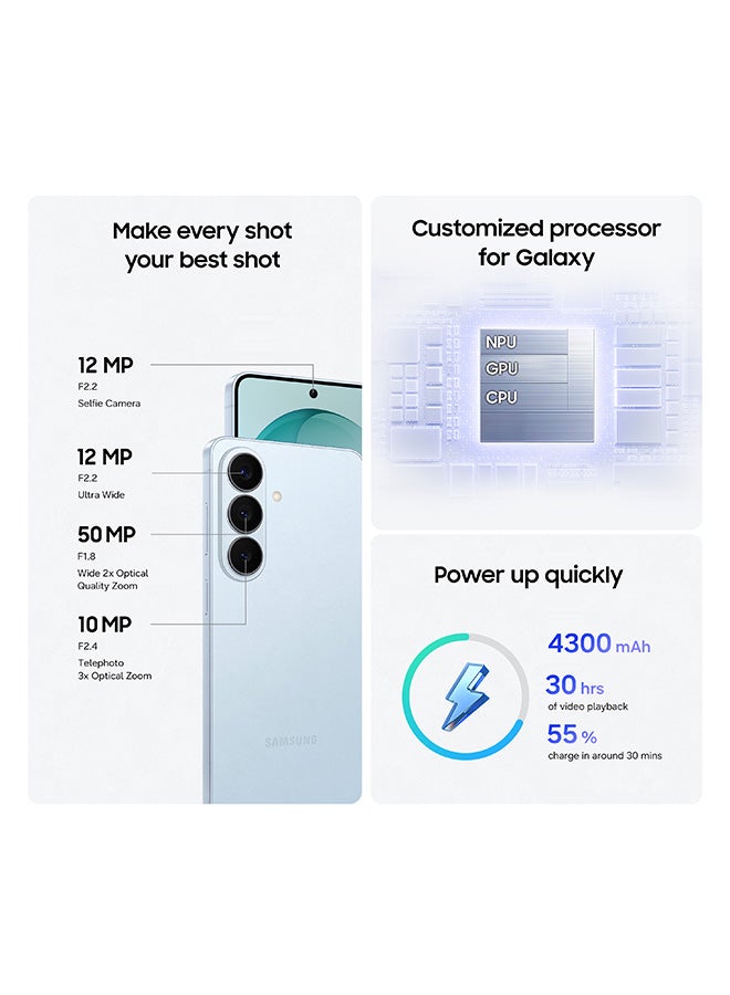 Samsung Galaxy S26 Dual SIM Cobalt Violet 12GB RAM 256GB 5G - Middle East Version - Image 5