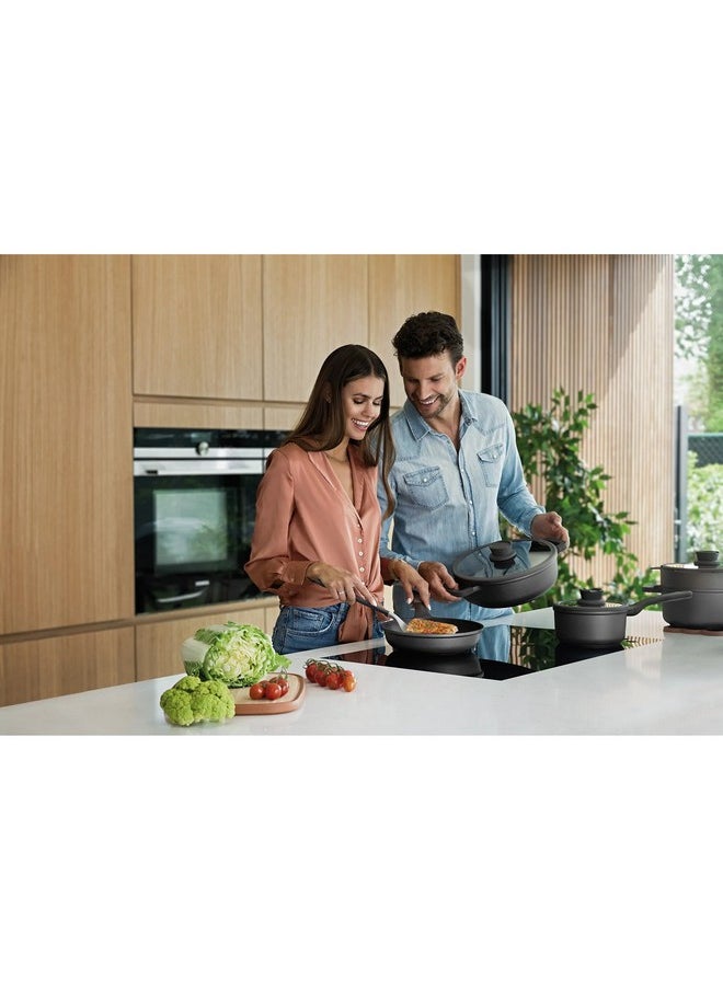 Berghoff Leo Stone+ CeraGreen Non-Stick Coating Covered Stockpot Grey and Clear 24 x 11 cm 3950593  - Image 4