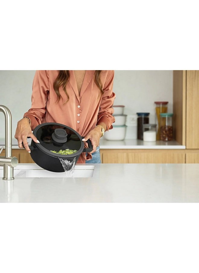 Berghoff - Leo Stone+ CeraGreen Non-Stick Coating Covered Stockpot Grey and Clear 24 x 11 cm 3950593 - Image 1