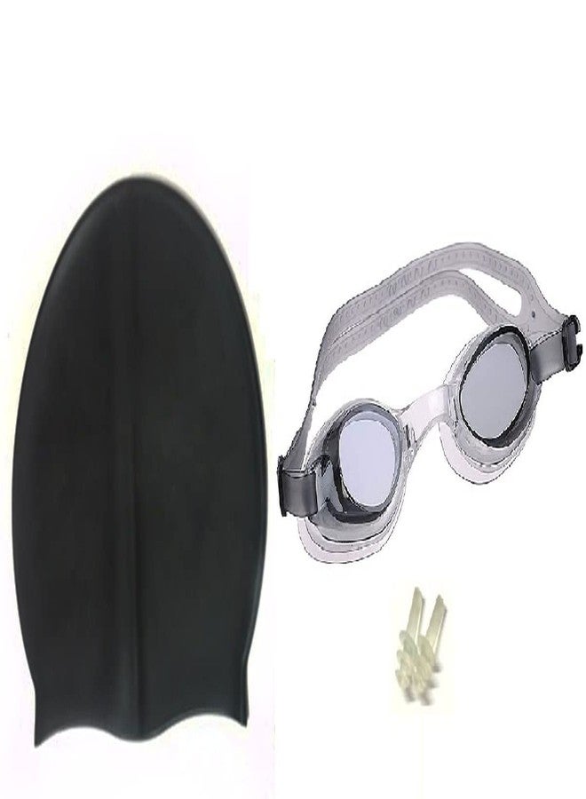 KAAS Complete Swimming Kit with Cap, Goggles and earplugs - Image 2