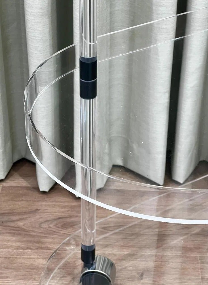 إستلو عربة تقديم عصرية مصنوعة من الأكريليك الشفاف - Image 4