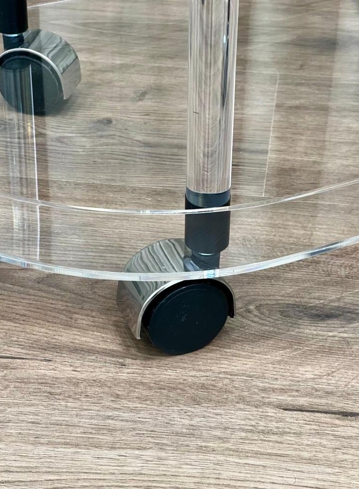 إستلو عربة تقديم عصرية مصنوعة من الأكريليك الشفاف - Image 2