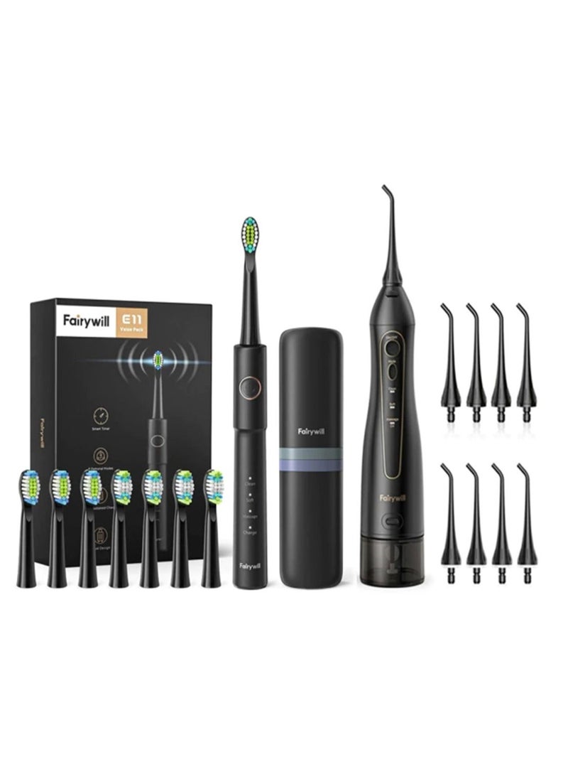 Fairywill - Portable Oral Irrigator USB Rechargeable Dental Water Flosser Jet Irrigator Dental Teeth Cleaner 3 Modes 300ML - Image 1