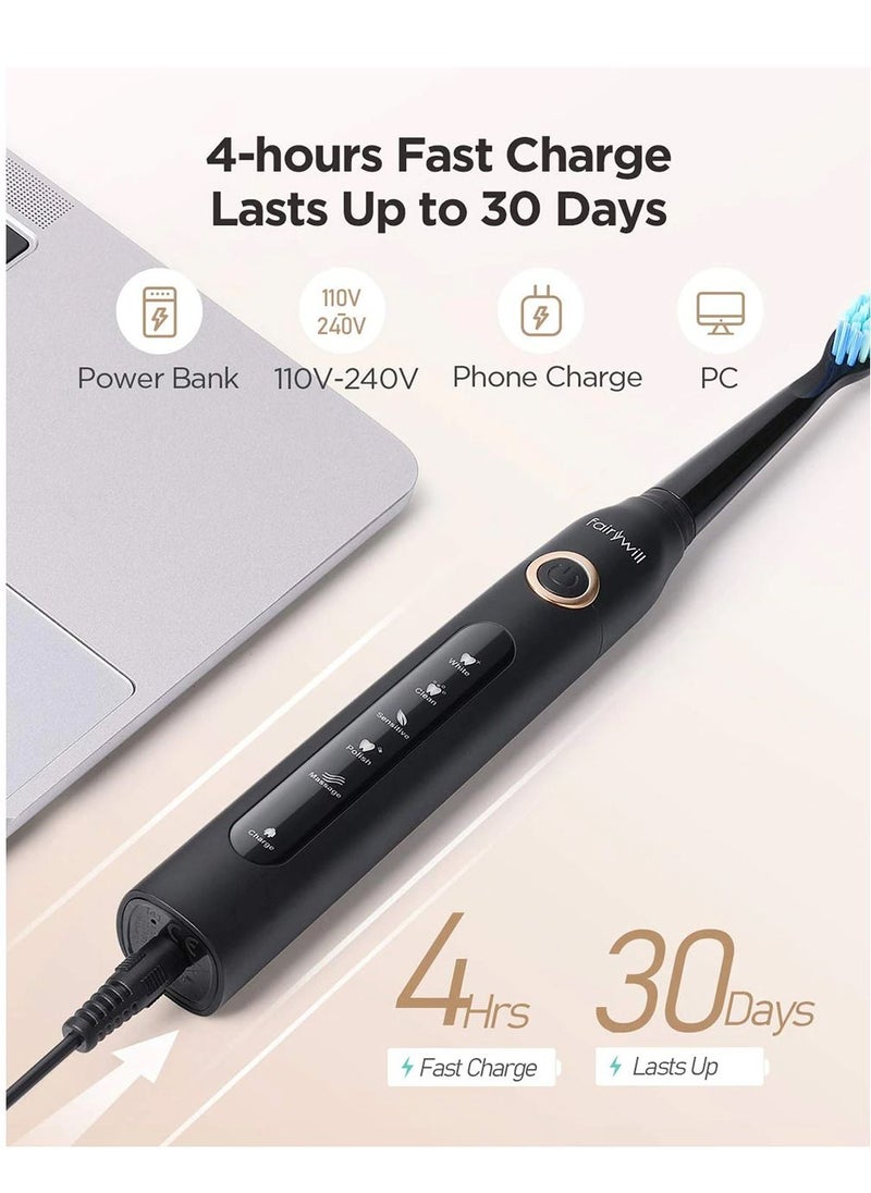 Fairywill - Portable Oral Irrigator USB Rechargeable Dental Water Flosser Jet Irrigator Dental Teeth Cleaner 3 Modes 300ML - Image 1